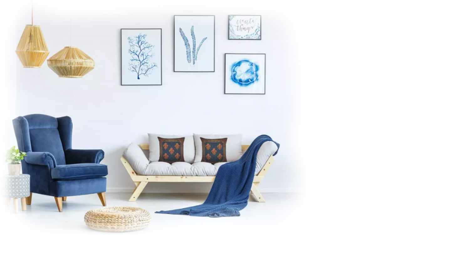 Мягкая мебель для уюта в гостиной